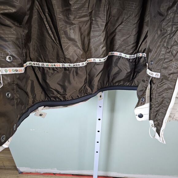 Burton Concert Birds On A Wire Hooded Snow Jacket Cream/Brown Womens Medium - Picture 11 of 12